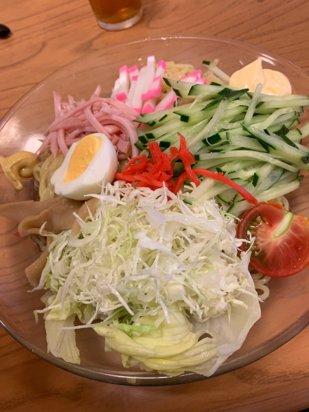 「冷やし中華」@朝日屋食堂の写真
