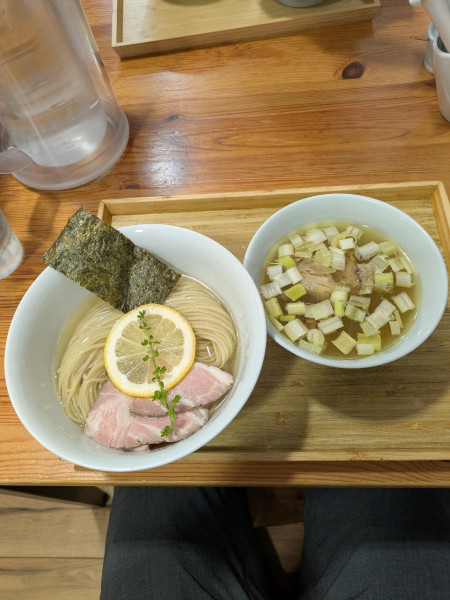 「昆布水つけ麺（塩）」@アメノオトの写真
