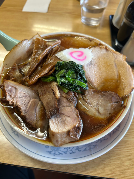 「生姜醤油チューシュー麺」@かし亀の写真