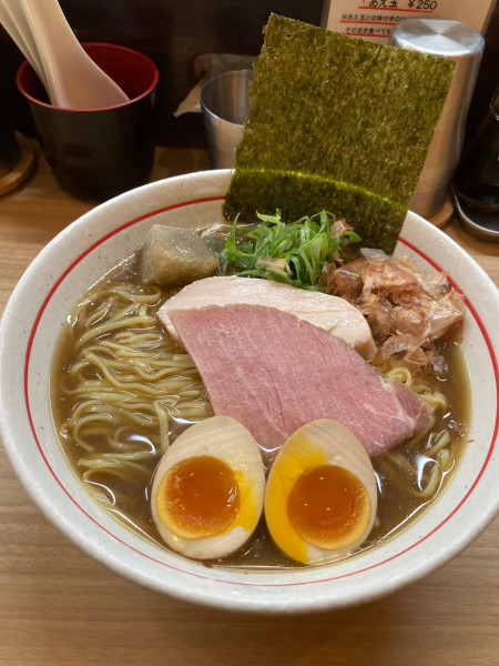 「冷やし煮干しらーめん・２玉（１２５０円）」@麺堂 やだらの写真