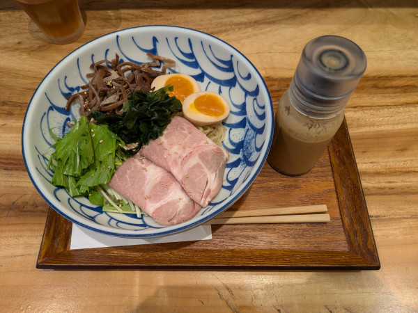 「冷やし中華(胡麻タレ)：1,000円」@らぁめん 赤坂 みづ菜の写真