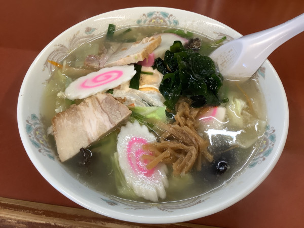 「五目ワンタンメン　1100円」@日清亭の写真