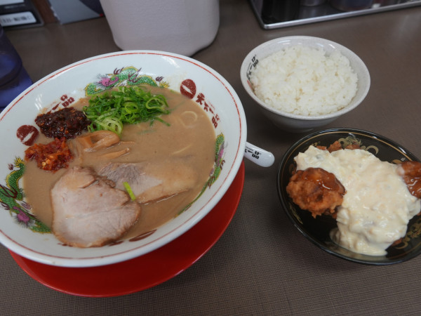「タルタル南蛮定食＋麺硬め」@天下一品 錦糸町店の写真