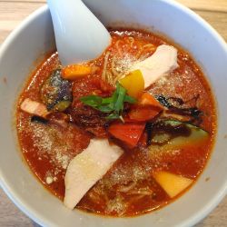 【期間限定】完熟トマトの冷やしそば（細麺）￥1250