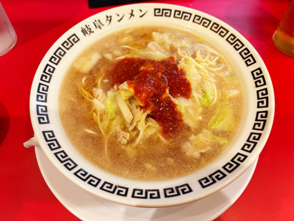 「岐阜タンメン 5辛　880円」@岐阜タンメン 各務原店の写真