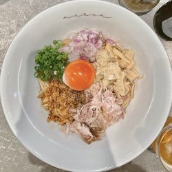 地鶏醤油まぜそば