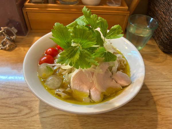 「冷たいセロリラーメン¥1,200」@麺処 あずきの写真