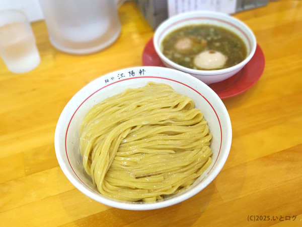 「つけそば特盛(+味玉)」@麺や 江陽軒の写真