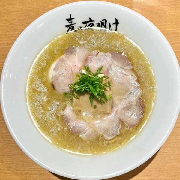 「帆立と山椒の中華そば」@麦の夜明けの写真