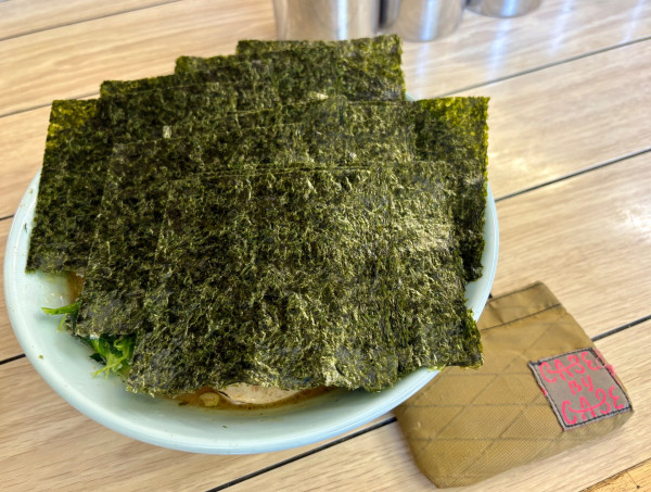 「らすた麺＋のり5枚」@らすた 代々木支店の写真