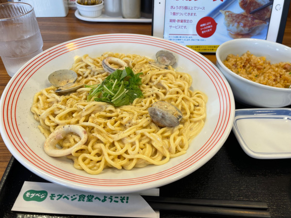 「リンガーパスタ（カルボナーラ風）麺３００ｇ　￥８５０」@リンガーハット 愛知東浦店の写真