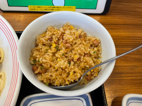 「半チャーハン　￥３５０」@リンガーハット 愛知東浦店の写真