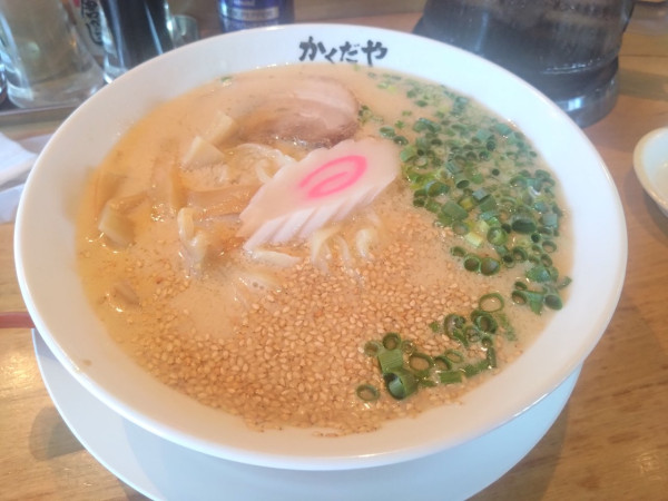 「ごまラーメン」@拉麺かくだや おもちゃのまち店の写真