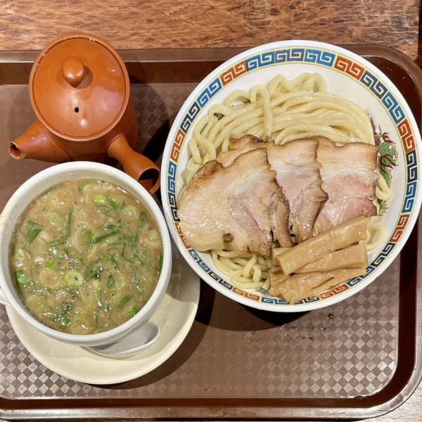 「魚極老つけ麺」@博多とんこつ 天神旗の写真