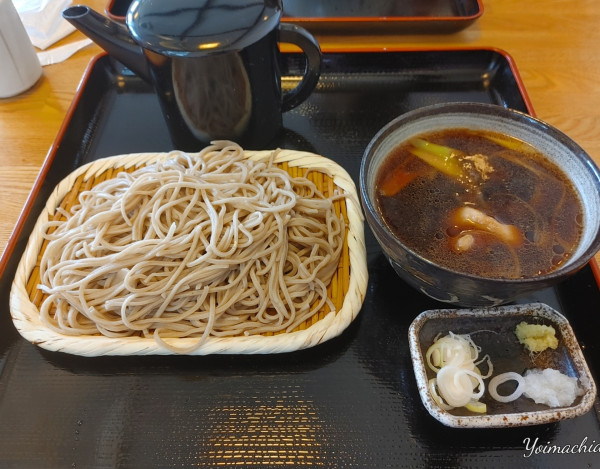 「鴨汁そば（900円）」@さんた亭の写真