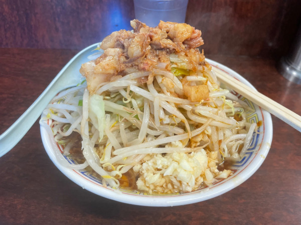 「ミニラーメン　700円」@ラーメン二郎 めじろ台店の写真