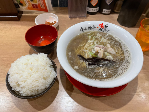 「かけ煮干しラーメン」@優味麺亭 鸐の写真