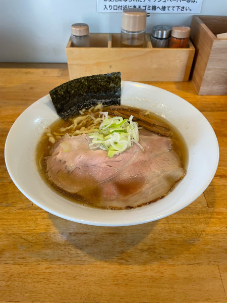 「太麺の煮干しそば 1000円」@中華蕎麦 會の写真