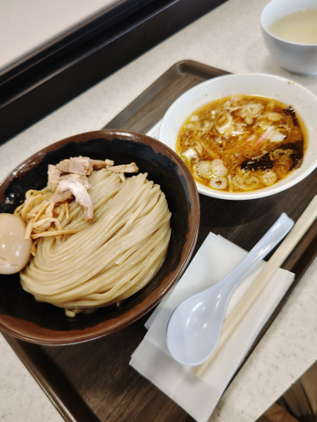 「創業味玉つけめん(大)(1,090円)」@舎鈴 ジョイフル本田瑞穂店の写真