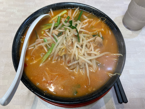 「辛味噌らぁ麺　750円」@中華食堂 一番館 渋谷桜丘町店の写真