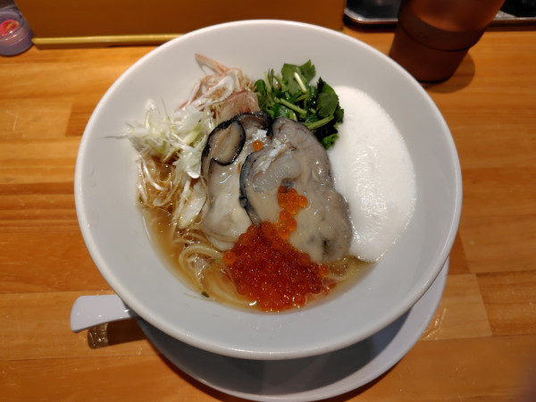「鳥取ブランド！夏輝の冷やし和え麺2000円（この日限定）」@麺家 たけ田の写真