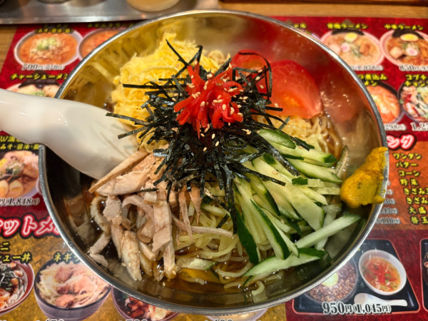 「冷やし中華」@ラーメン華小屋の写真