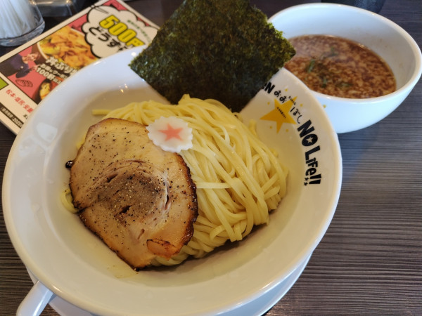 「つけめん　（大盛り：クーポンで無料）」@おおぼし 松本平田店の写真