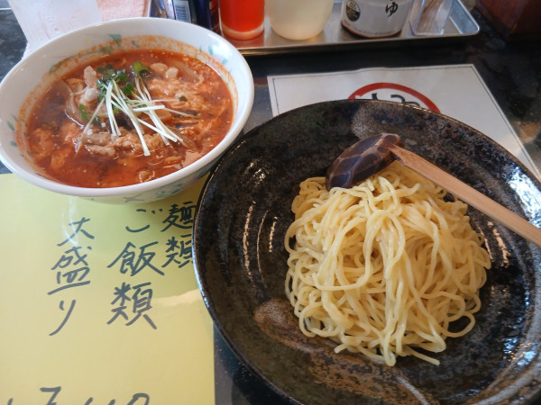 「辛チョンつけ麵 880円」@中華 大勝軒の写真