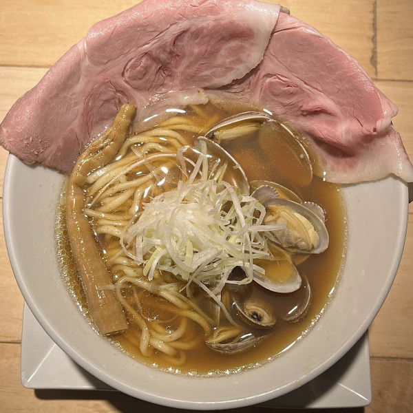 「あさりラーメン」@くそオヤジ最後のひとふり なんば店の写真