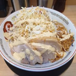 小冷やし中華　野菜少　アブラ　豚一枚