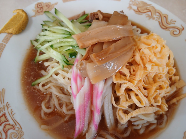 「冷し中華 800円」@廣洲園の写真