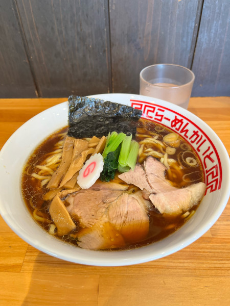 「しょうゆラーメン大盛り」@柳麺かいとの写真