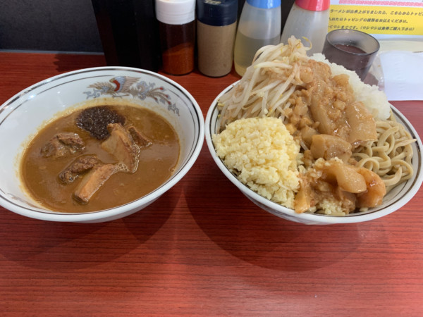 「一太豚つけ麺（特盛）＋野菜以外マシマシ」@ラーメン一太豚の写真