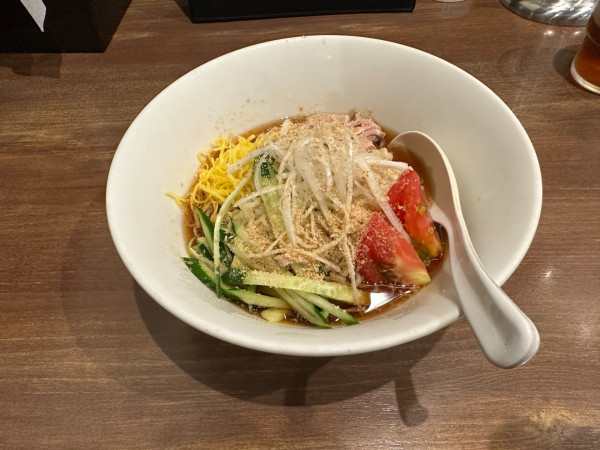 「冷し中華（並盛・150g）860円」@陳麻家 高崎駅西口店の写真