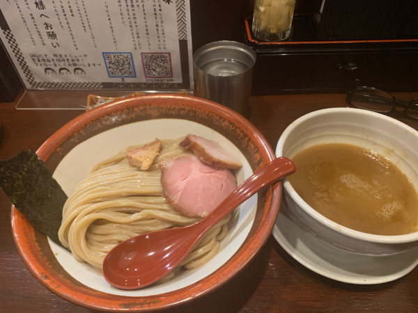 「つけ麺(特盛)」@長男、ほそのたかしの写真
