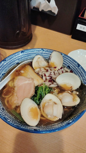 「蛤鰹醤油」@中華そば 円月の写真