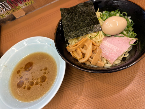 「家系つけ麺+味玉」@家系らーめん 武将家 外伝の写真