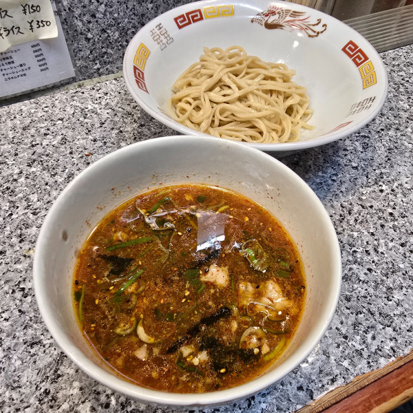 「青唐辛子つけ麺 小」@ホルモン焼き 有希ちゃんの写真