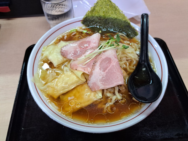 「ワンタン中華そば」@手揉み中華そば いしまの写真