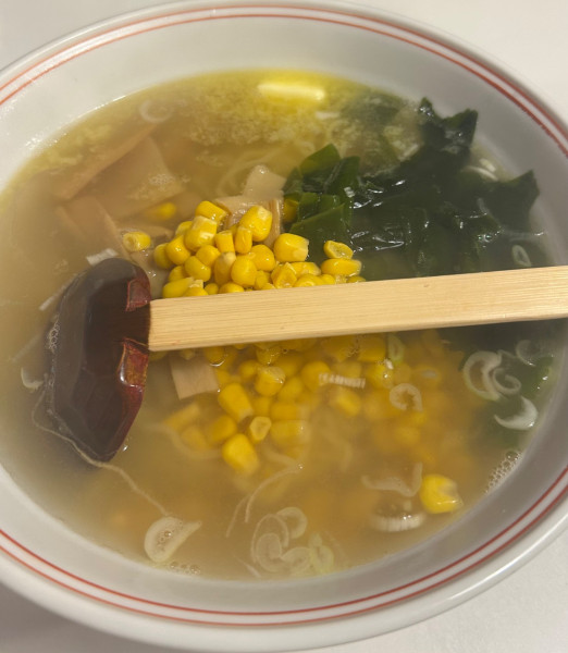 「コーンらーめん」@らーめんはうすの写真