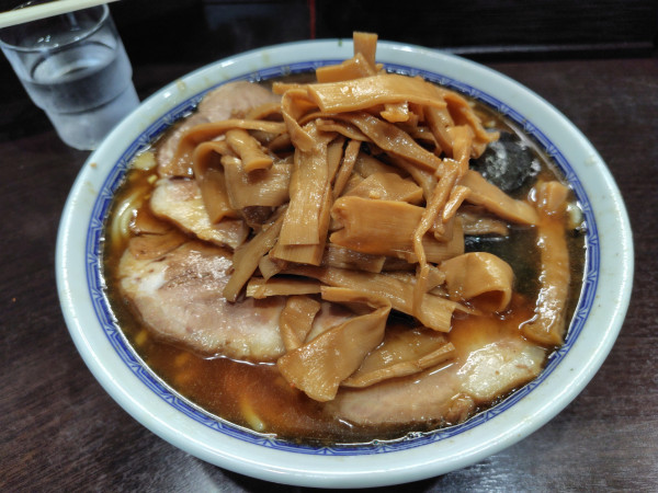「ラーメン　チャーシューメンマ」@中華そば べんてんの写真
