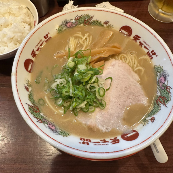 「こってり+ライス」@天下一品 中央通り店の写真