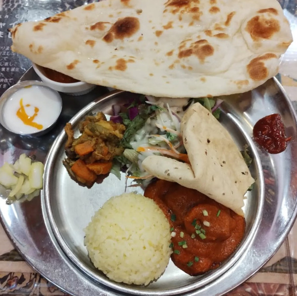 「ディナーセット」@ニューデリー マハトマの写真