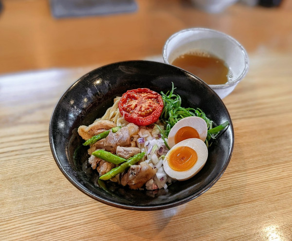 「甲州地鶏の和えつけそば【期間·数量限定】」@麺 㐂色の写真