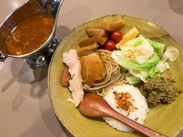 「海老と蟹の贅沢カレー合盛り」@つけ麺 五ノ神製作所の写真