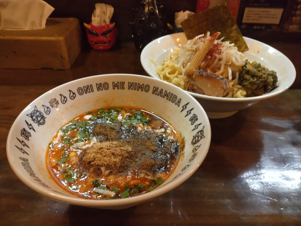 「シビカラ味噌つけ麺」@シビカラ味噌らー麺 鬼の目にも涙の写真
