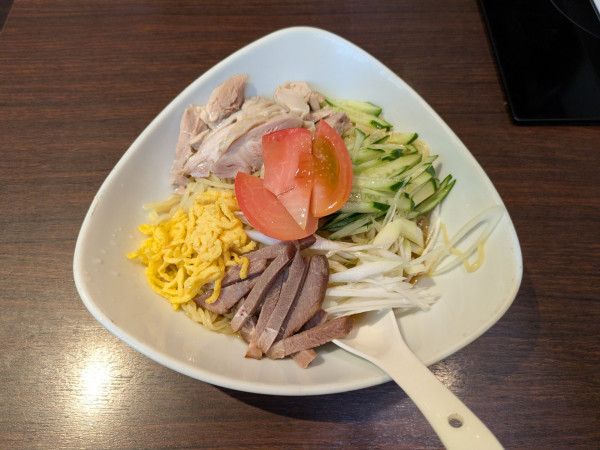 「五目冷し中華：1,100円」@小尾羊 六本木店の写真