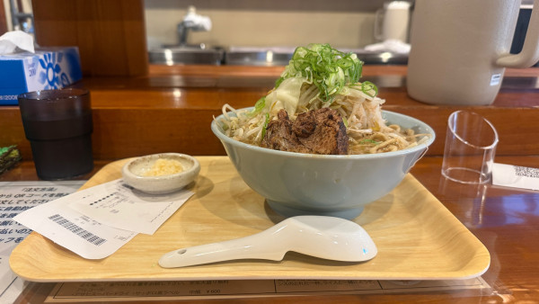 「次郎系ラーメン(醤油)@1100」@ラーメン佐竹の写真