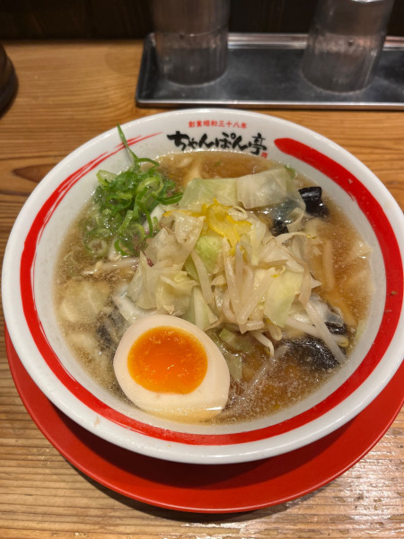 「ゆずちゃんぽん野菜並盛（950円）」@ちゃんぽん亭総本家 彦根駅前本店の写真