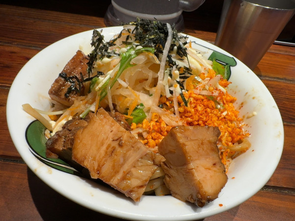 「【限定】冷やし雷（中盛）」@雷 船橋駅前店の写真